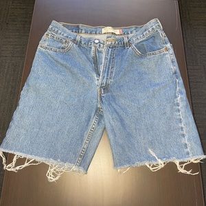 denim shorts